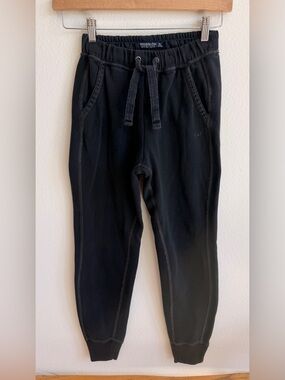 Abercrombie & Fitch Black Kids Jogger Track Pants